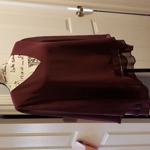 XL Jennifer Lopez ladies burgundy blouse